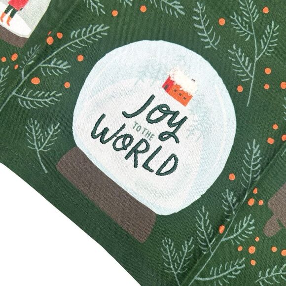 Anthropologie Joy To The World Dish Towel - 21” x 28” - Holiday Set of 2 - Picture 4 of 6